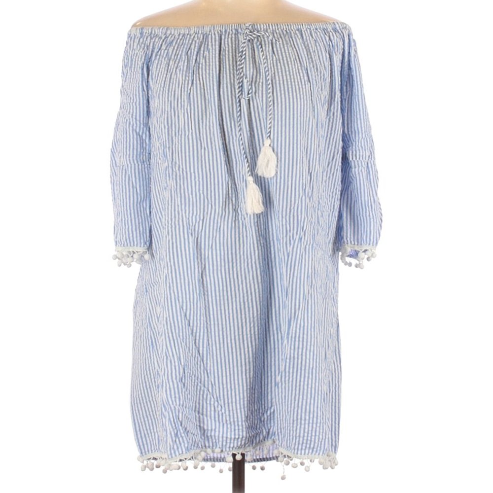 America & Beyond Striped Dress - Size XLarge